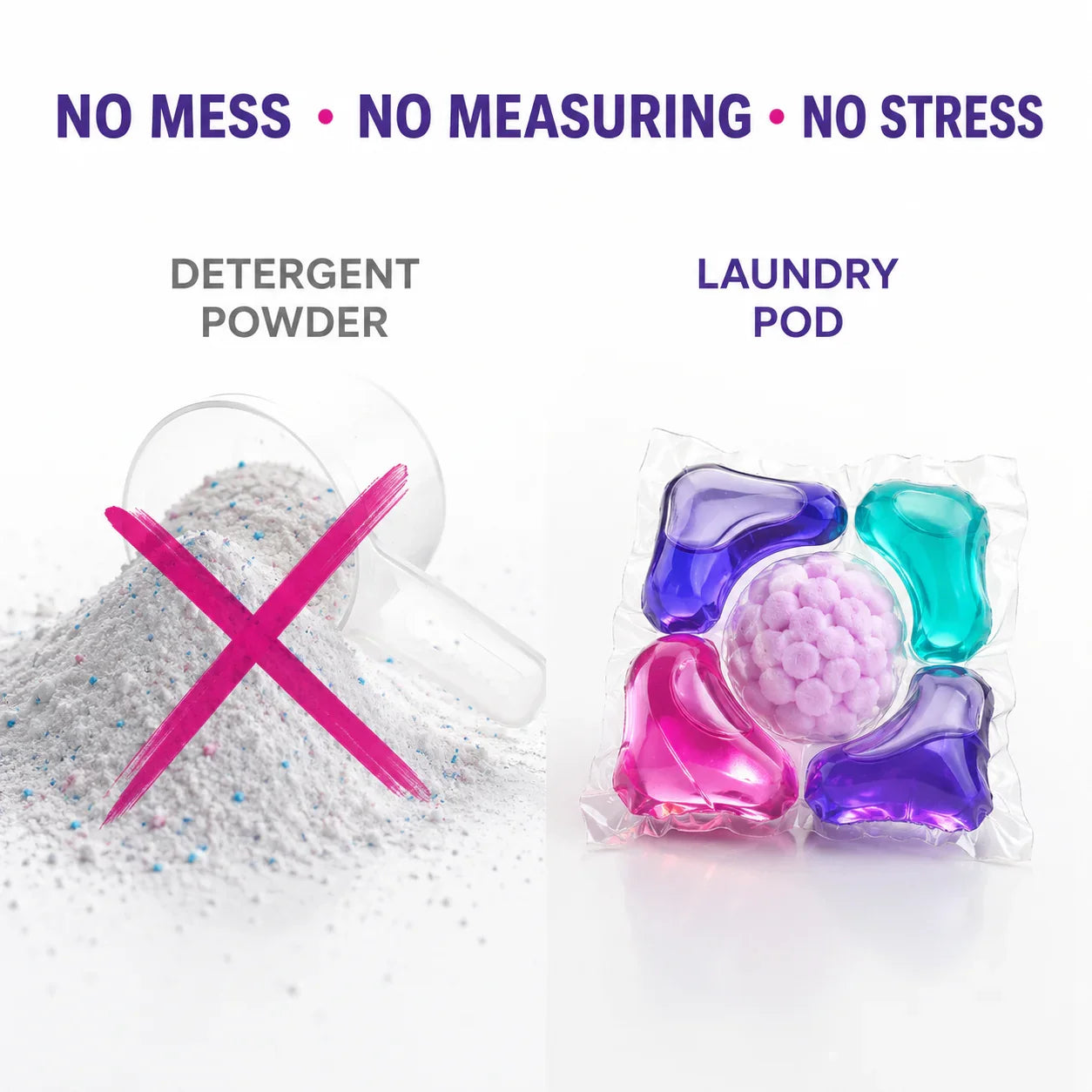 5 in 1 Laundry Power Detergent Pods (Pack of 30)